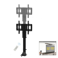 32-70inch Height Adjustable 1000mm Stroke Lifting Up To Down Motorized Drop Down Cabinet Tv Lift Floor Stand Electric Tv Mount